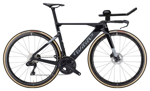 Vélo de Triathlon Wilier Triestina Turbine SLR Shimano Ultegra Di2 12V 700 mm Noir