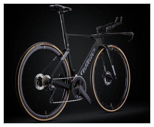 Vélo de Triathlon Wilier Triestina Turbine SLR Shimano Ultegra Di2 12V 700 mm Noir – Image 2