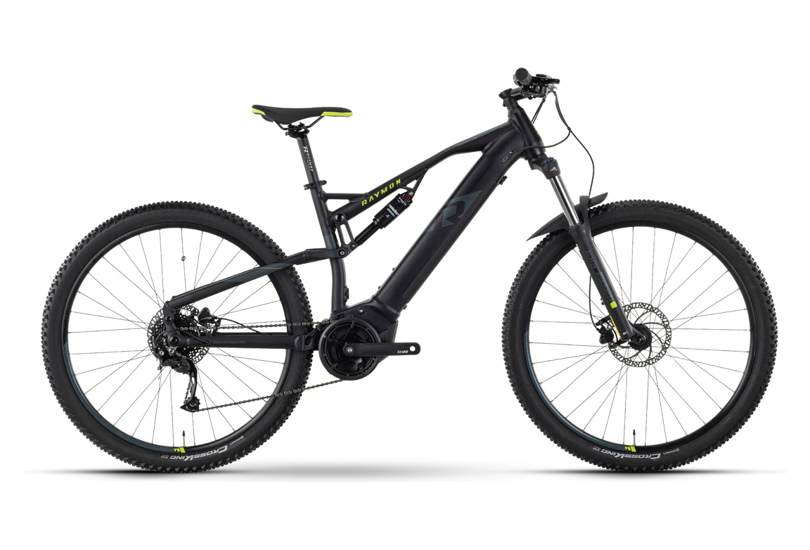 VTT Électrique Tout-Suspendu Raymon FullRay 130E 4.0 Tektro M350 9V 500 Wh 29'' Noir – Image 2